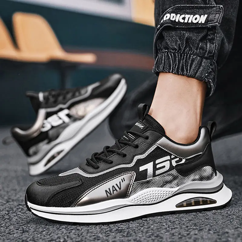 

Men's Sports Shoes Men's Casual Shoe 2024 New Summer Outdoor Running Shoes Lightweight Hard Wearing Air Cushion Male Sneakers