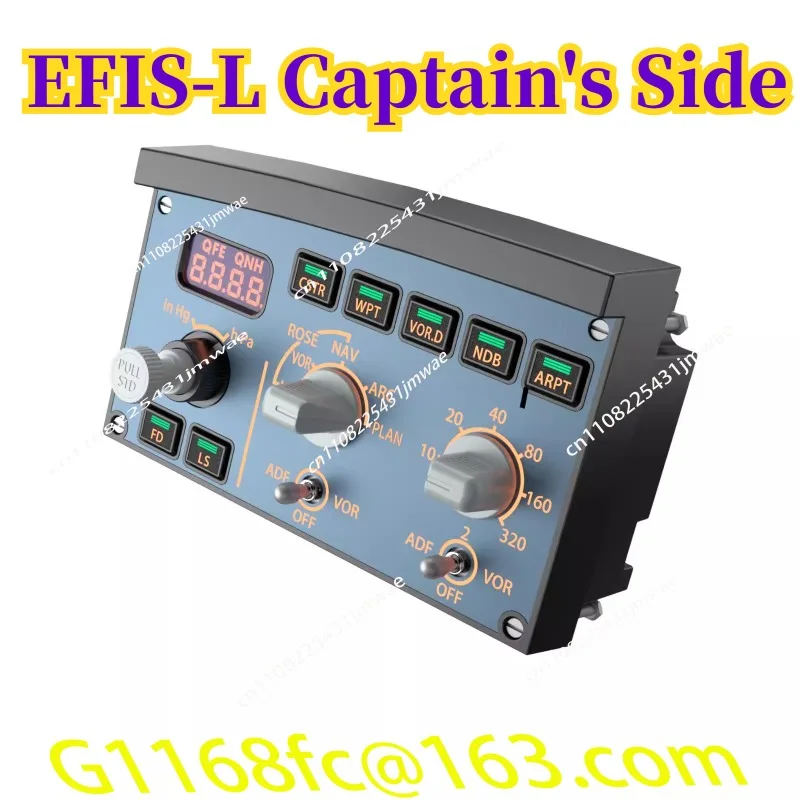 Full Size Simulation of Airbus A320 EFIS Control Panel | Supports X-Plane MSFS