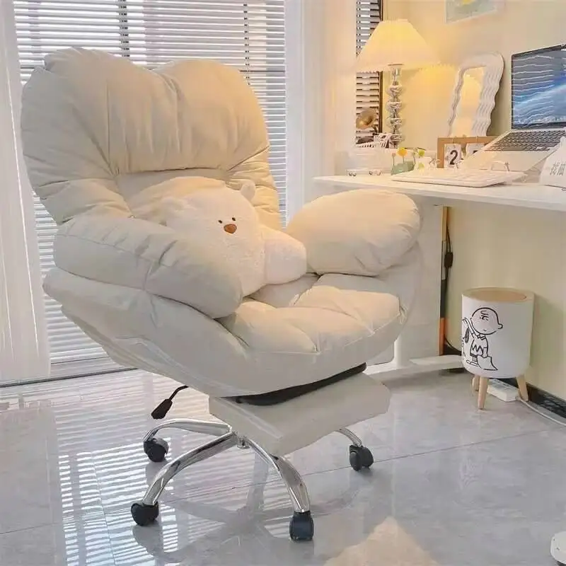 كراسي مكتب مريحة بمسند الظهر كراسي كمبيوتر ترفيهية كسول لأثاث المكاتب كراسي ألعاب رفع شمالية دوارة للطلاب #5
