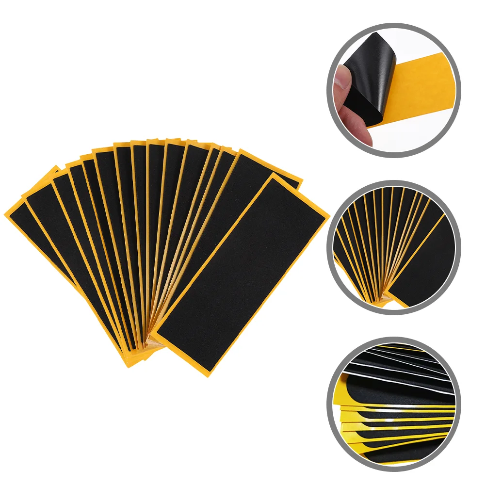 

10/12/24pcs Foams Grip Tape Non- Foam Grip Tape Stickers Finger Skateboard Deck Adhesive Tape