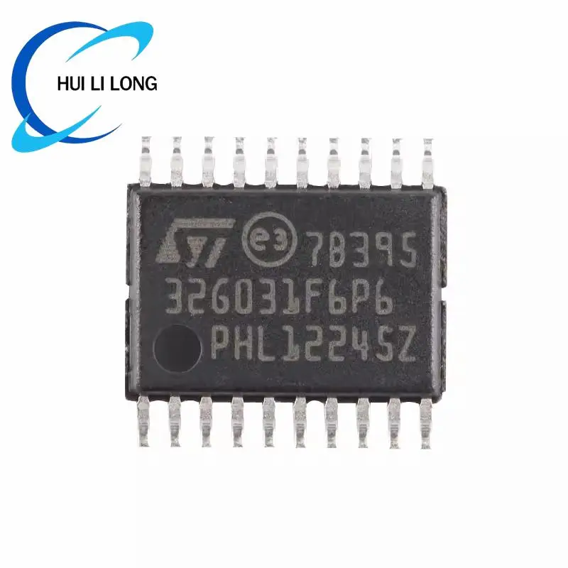 5pcs STM32G031F6P6 TSSOP-20 STM32G031 STM32 G031F6P6 STM32G ARM Cortex-M0+ 32-bit MCU Microcontroller MCU IC Chip New Original