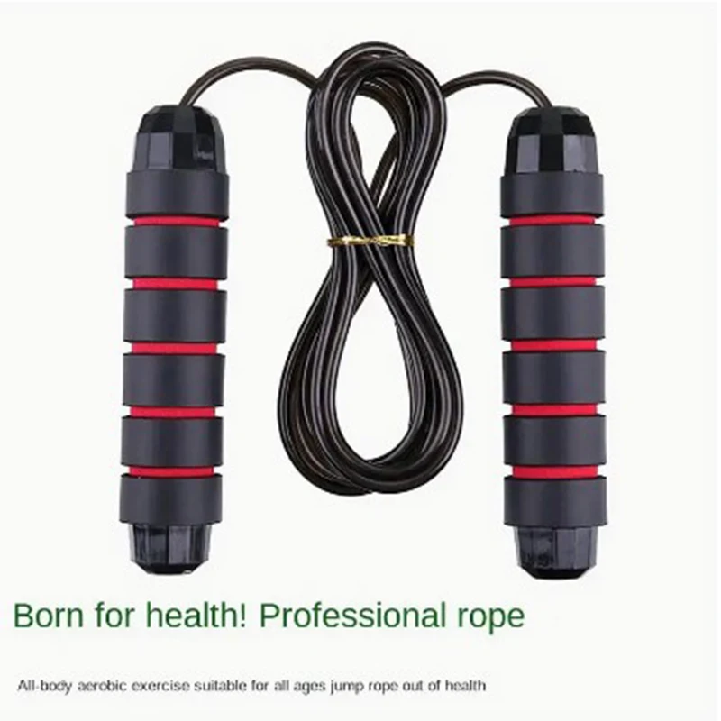 Jump Rope Professional Tangle Free Rapid Speed Jumping Rope Foam Handle Adjustable Steel Skipping Rope Gym Fitness Slim Body