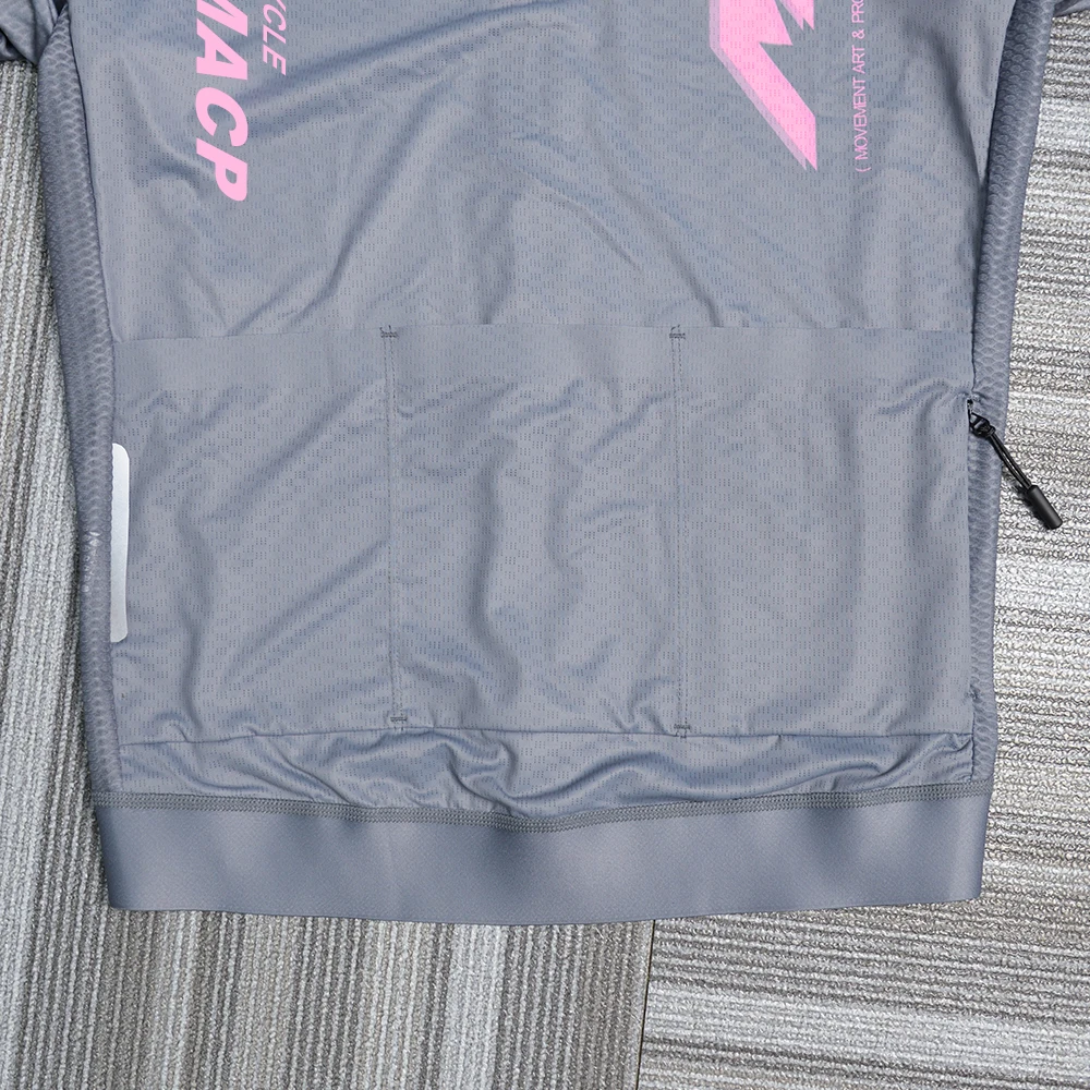 Herren Radsporttrikot Langarm Pro Team MTB Radsporttrikot Hochwertig Atmungsaktiv Slim Fit Fahrradbekleidung Radsporttrikot – Detail 5