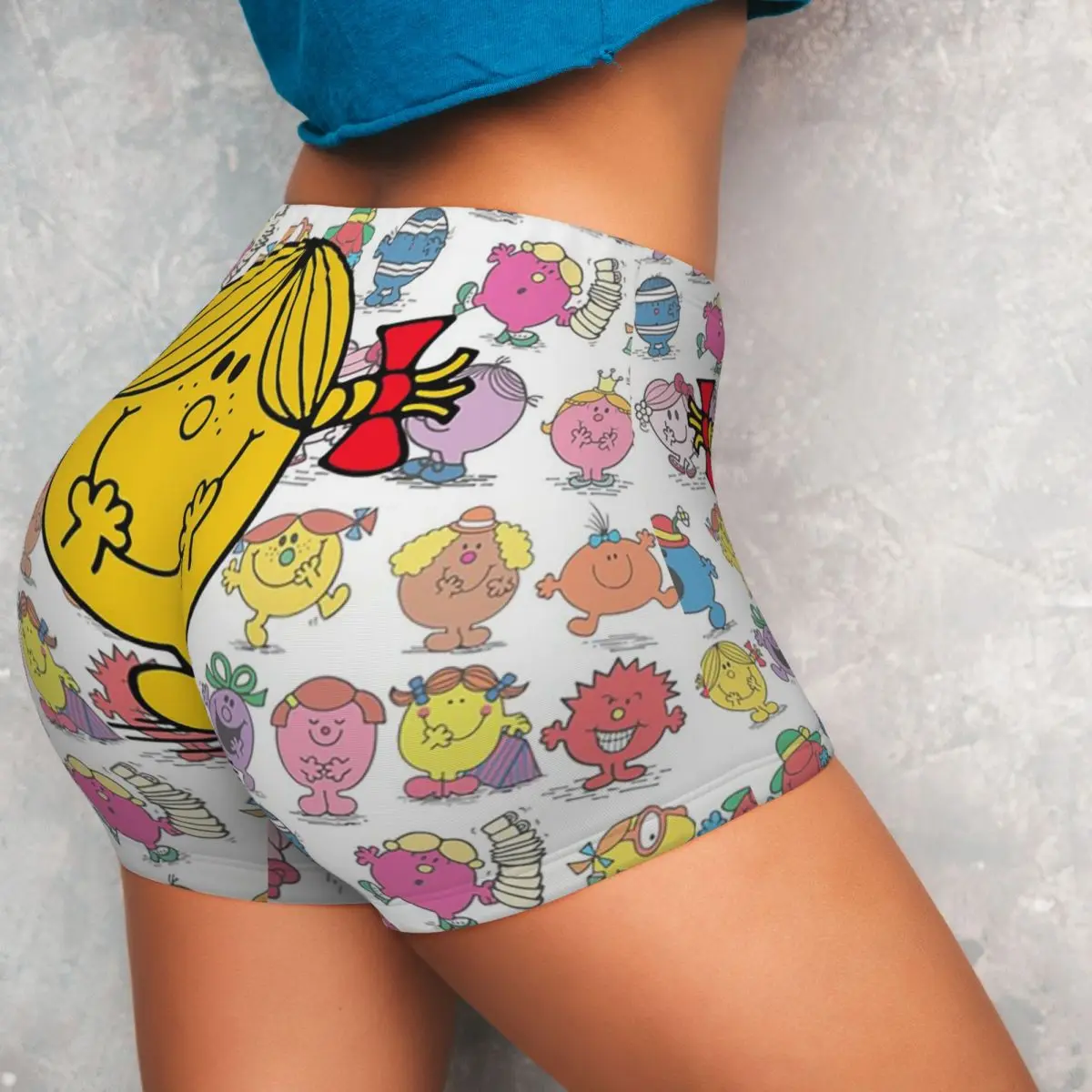 مخصص ليتل ملكة جمال أشعة الشمس اليوغا السراويل النساء الصالة الرياضية تجريب الجري الكرة الطائرة الرياضية السائق السراويل #5