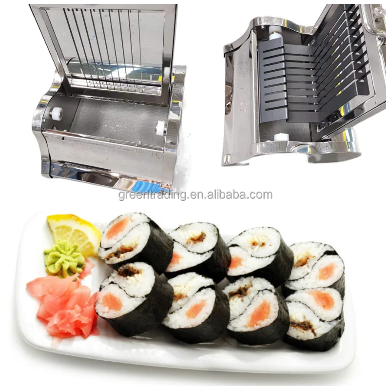 Manual Sushi Roll Cutter Maker Sushi Cutting Machine Sushi Tools All-season Not Support Sustainable Party Stainless Steel