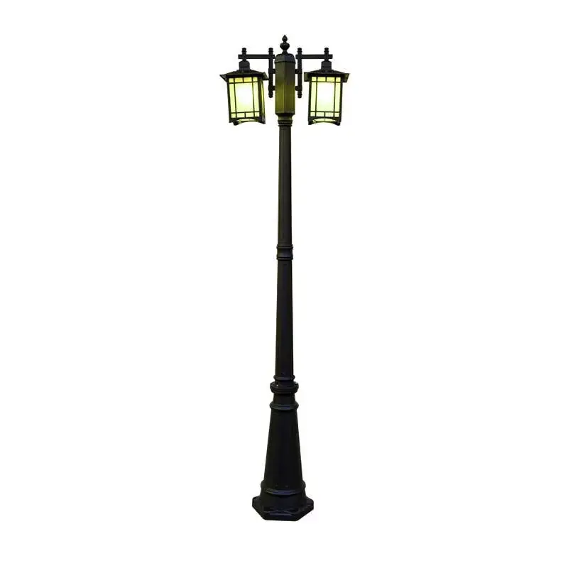 

(H≈2.3M)New Courtyard Street Light High Pole Outdoor Waterproof Villa Garden E27 Landscape Light Outdoor Lawn Park Street Light