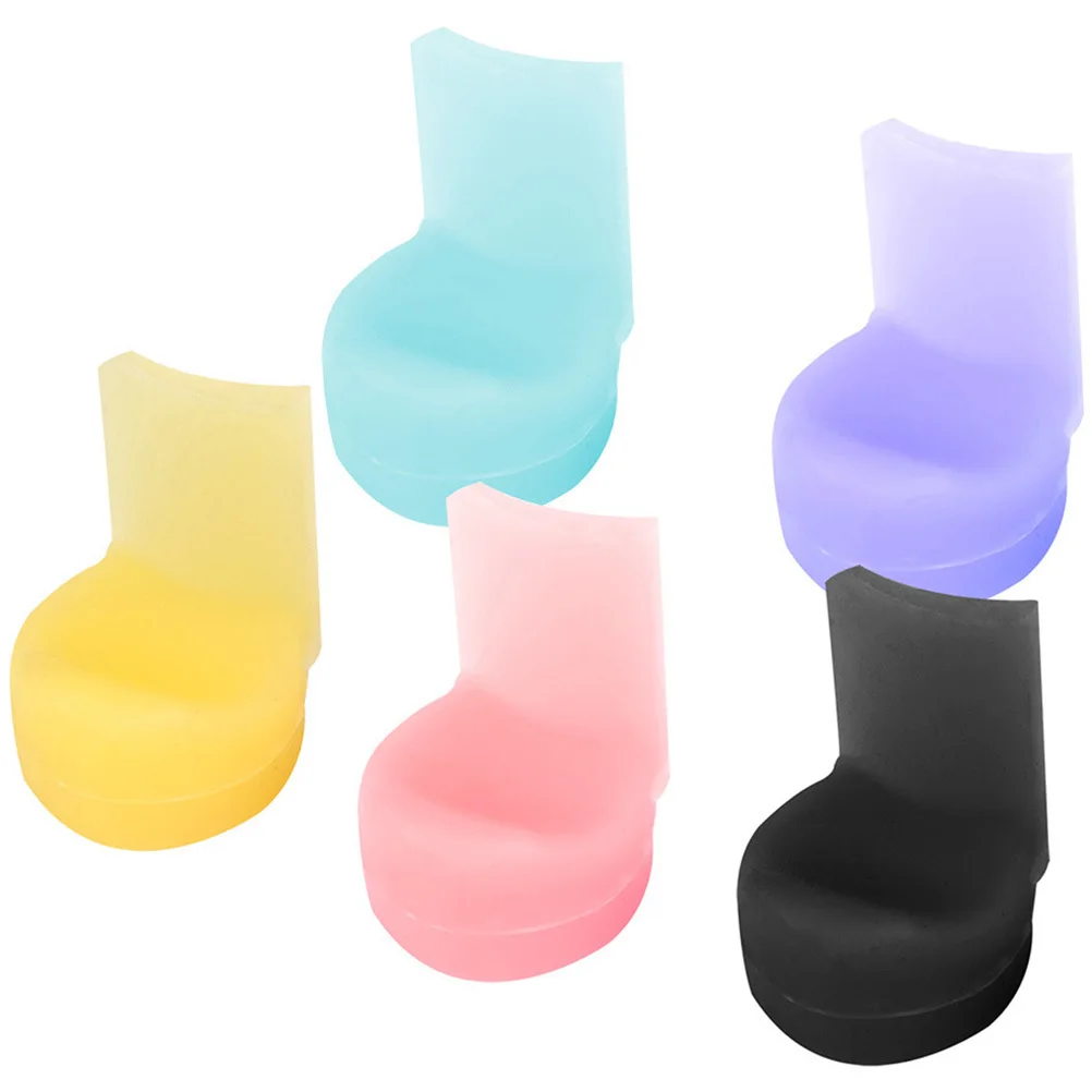 

5Pcs Clarinet Thumb Rests Silicone Finger Support Cushions for Better Using Feeling Clarinet Thumb Rest Oboe Finger Rest