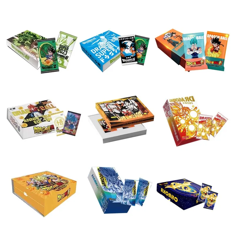 Wholesales Dragon Ball Collection Cards Original Booster Box Heroes Children\'s Toys Gift Box Playing Cards