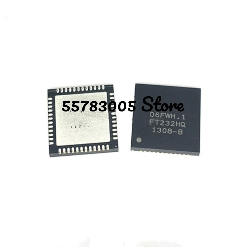 5PCS New FT232HQ-REEL  Silk screen  FT232HQ  QFN48  Microcontroller chip IC