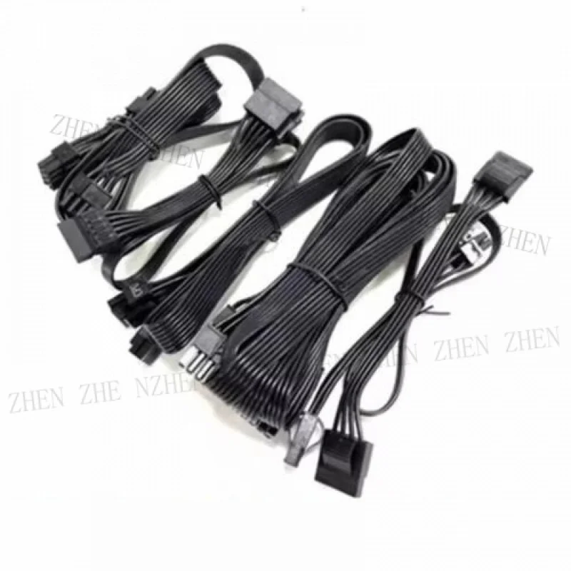 

Y Y 8/6P To 6+2p CPU(4+4)p SATA IDE Molex Power Cable for Segotep GM650 GM750 GM850
