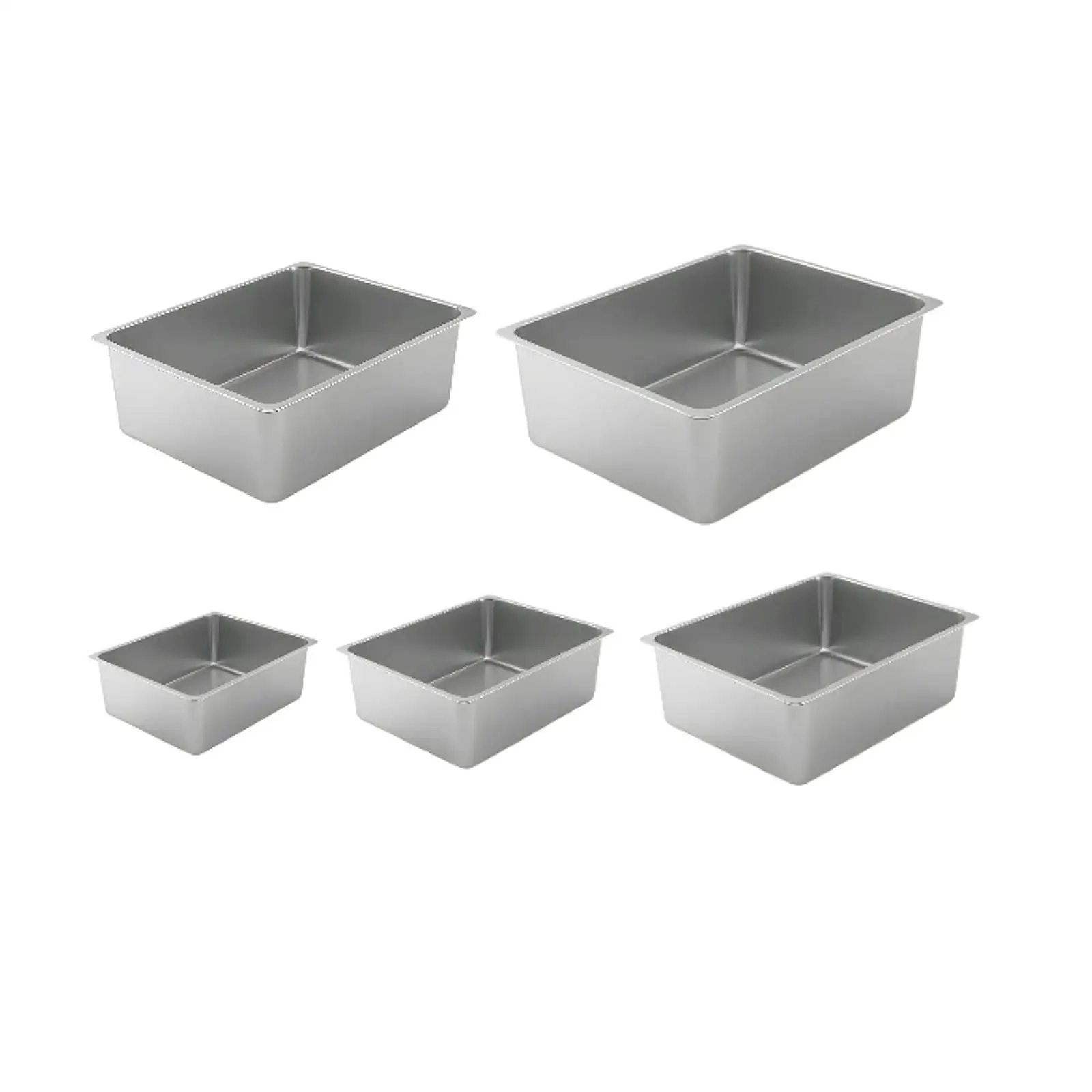 

Лоток из нержавеющей стали, лоток для туалета с высокой стороны, лоток для котенка с высокой стороны,