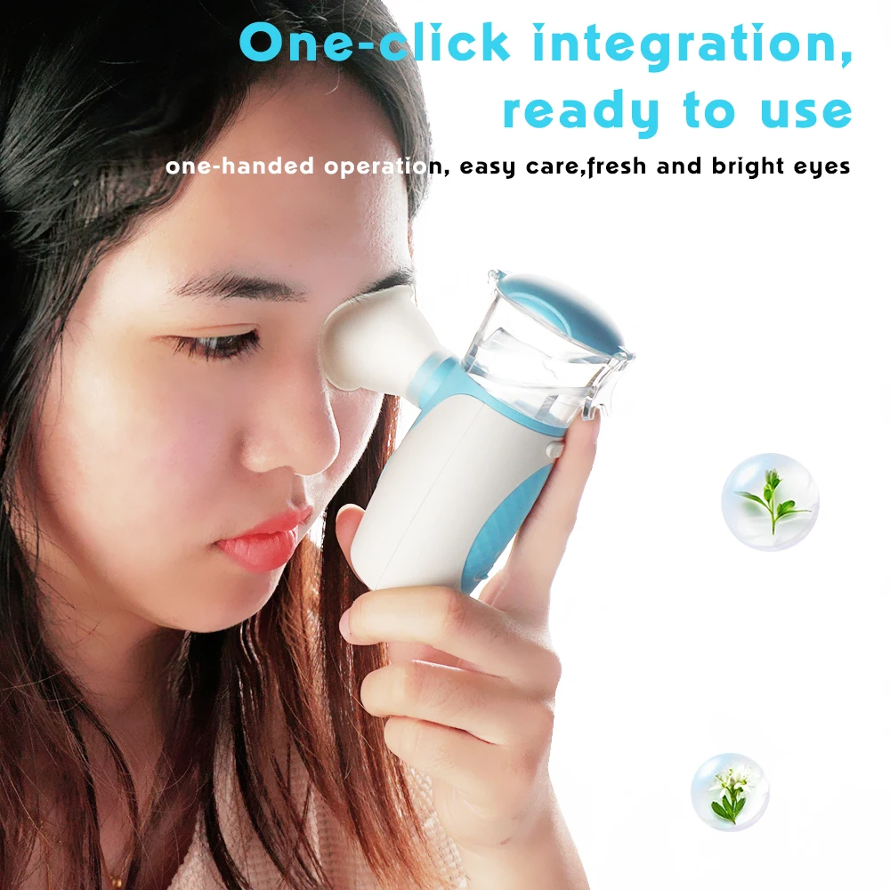 24ML MIni USB Rechargeable Handy Cool Mist Nano Eye Sprayer for Eyes Fatigue Reliever and Moisturizing Eye Care Hydrating Device