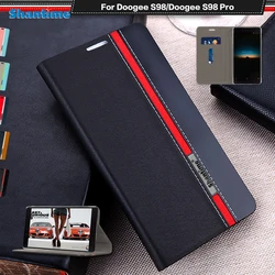 Luxury PU Case For Doogee S98 Flip Case For Doogee S98 Pro Phone Case TPU Silicone Back Cover