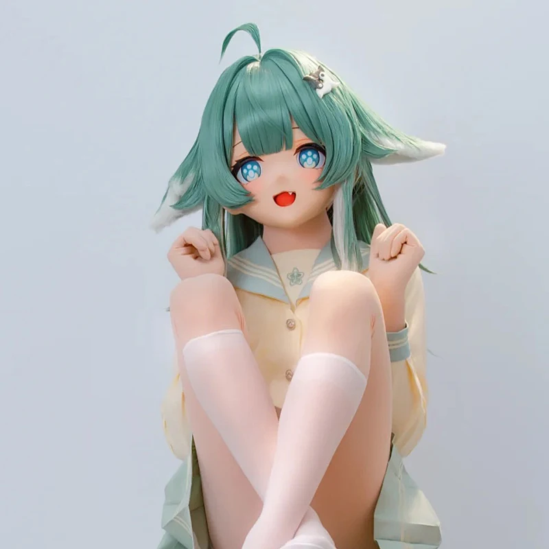

Handmade Customize Full headband lock Doll Cartoon Character Kig Cosplay Kigurumi Mask Resin Japanese Anime Kigurumi Masks