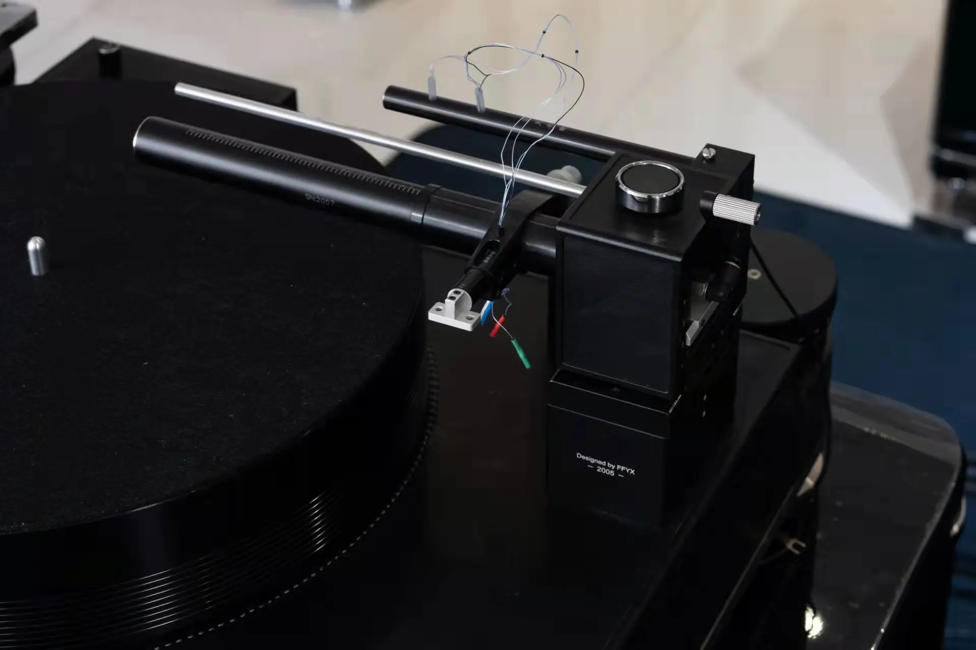 Ffyx t1803 lp plataforma giratória jogador de ar tonearm tom guerra sem cartucho com braço tom a181