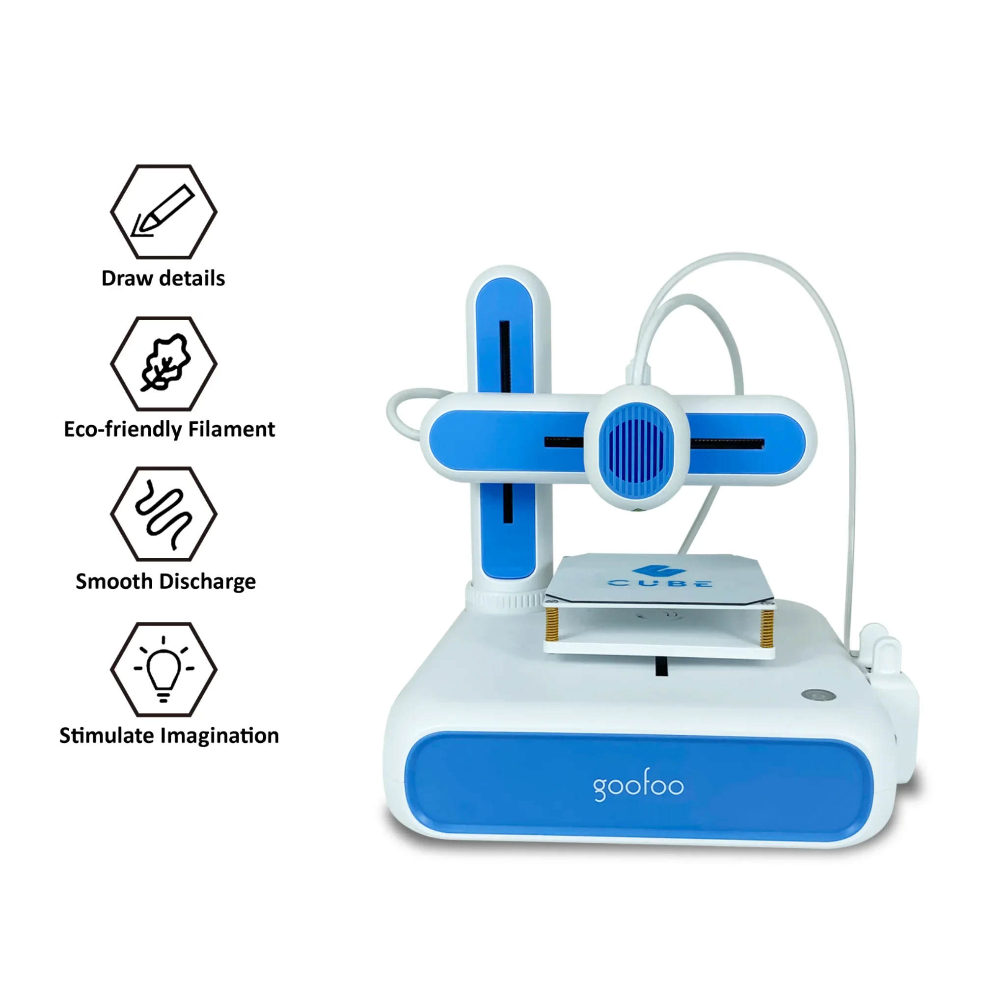 2024 Hot Sell Desktop Auto Leveling Small 3D Printer Kids 3d Printing Machine for Children Gift Impresora 3d CE Provided Cube