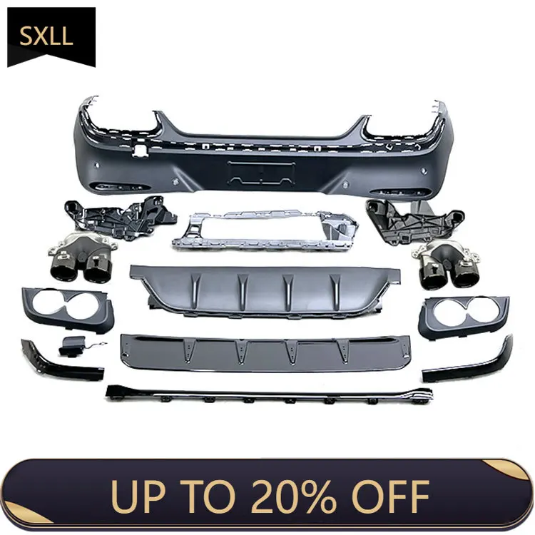 

GLC43 Rear Diffuser Exhaust Tip GLC Coupe C254 Upgraded GLC43 Rear Diffuser 2023 +