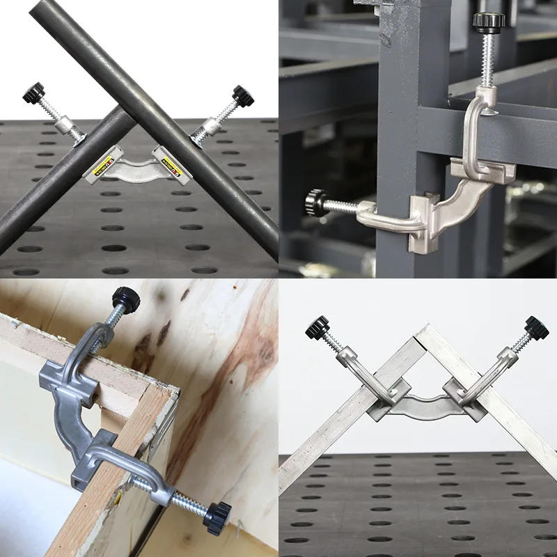 1pc 90 Degree Angle Clamp Fixer Woodworking Clamp Aluminum Alloy Angle Welding Multifunctional Hand Tools Carpentry Accessories