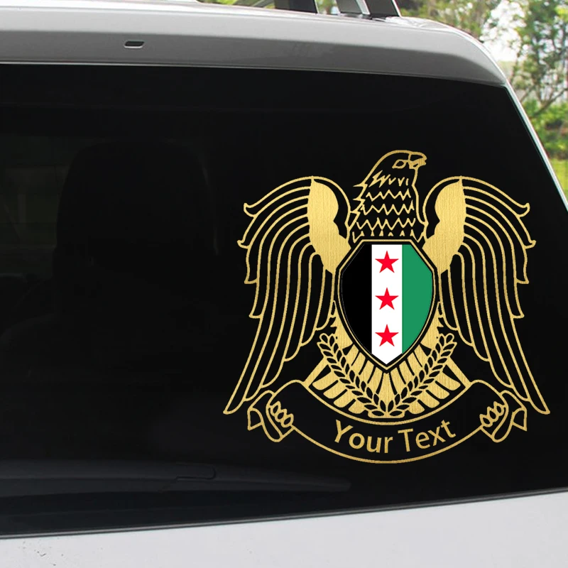 Custom Made Vinyl Decal, Brasão de Damasco Etiqueta Do Carro, Impermeável Auto Acessórios Exteriores no pára-choques, Janela Traseira, V8888 #