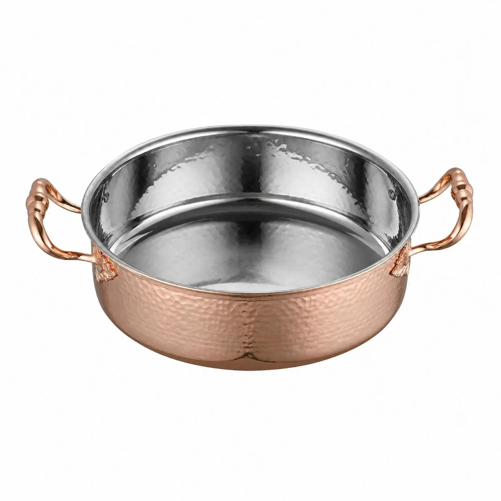 Durable 304 Stainless Steel Cookware Pot with 10cm Depth and Smooth Interior for Stovetop Hot Pot