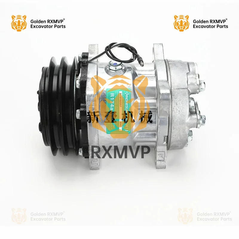 For Vol-vo 55 60 65 70 75 80d Lingong 660 665e/f Air Conditioning Compressor, Cold Air Pump, Excavator Accessories