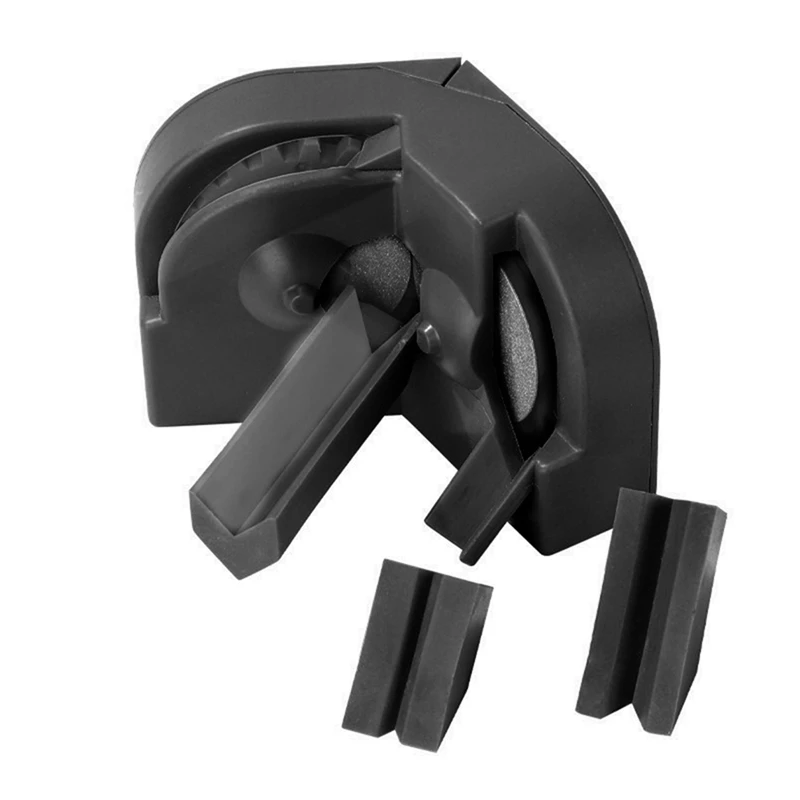 Black Multi-Functional Drill Bit Sharpener Tool With 6 Pcs Grinding Wheels