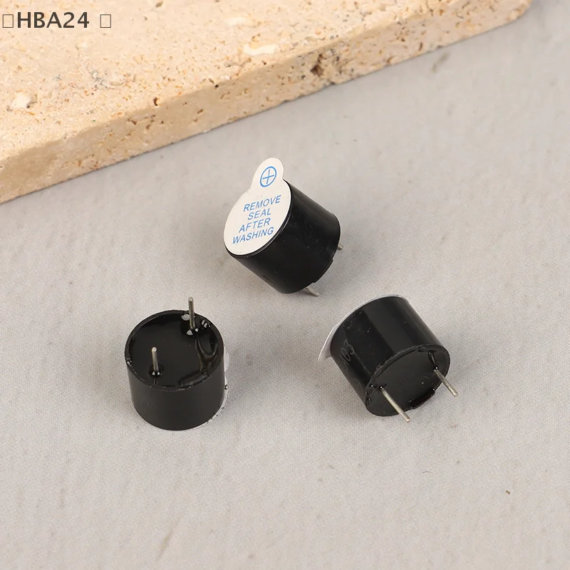 〔HBA24〕10Pcs/Lot Active Buzzer 12*9.5MM 12095 TMB 12A05 3V 5V 12V Integrated DC Long Sound Active Piezo Buzzers Mini Buzzer