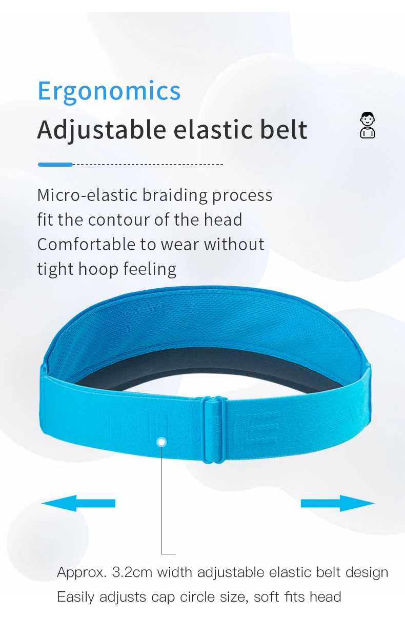 AONIJIE E4606 Outdoor Adjustable Children Sports Wide Sun Visor Cap Hat for 5 To 12 Years Age Running Golf Fishing Marathon Race