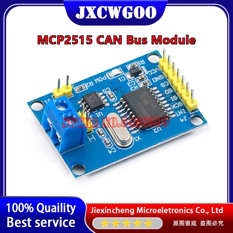 (5 peças/lote) MCP2515 CAN Bus Módulo TJA1050 receptor SPI Para 51 MCU ARM controlador Para Arduino Kit DIY