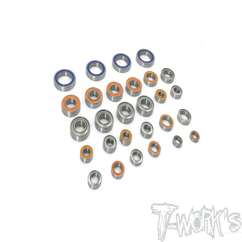 

Original T works BBS-X3GTS Precision Ball Bearing Set ( For Hong Nor X3 GTS ) 28pcs. Rc part