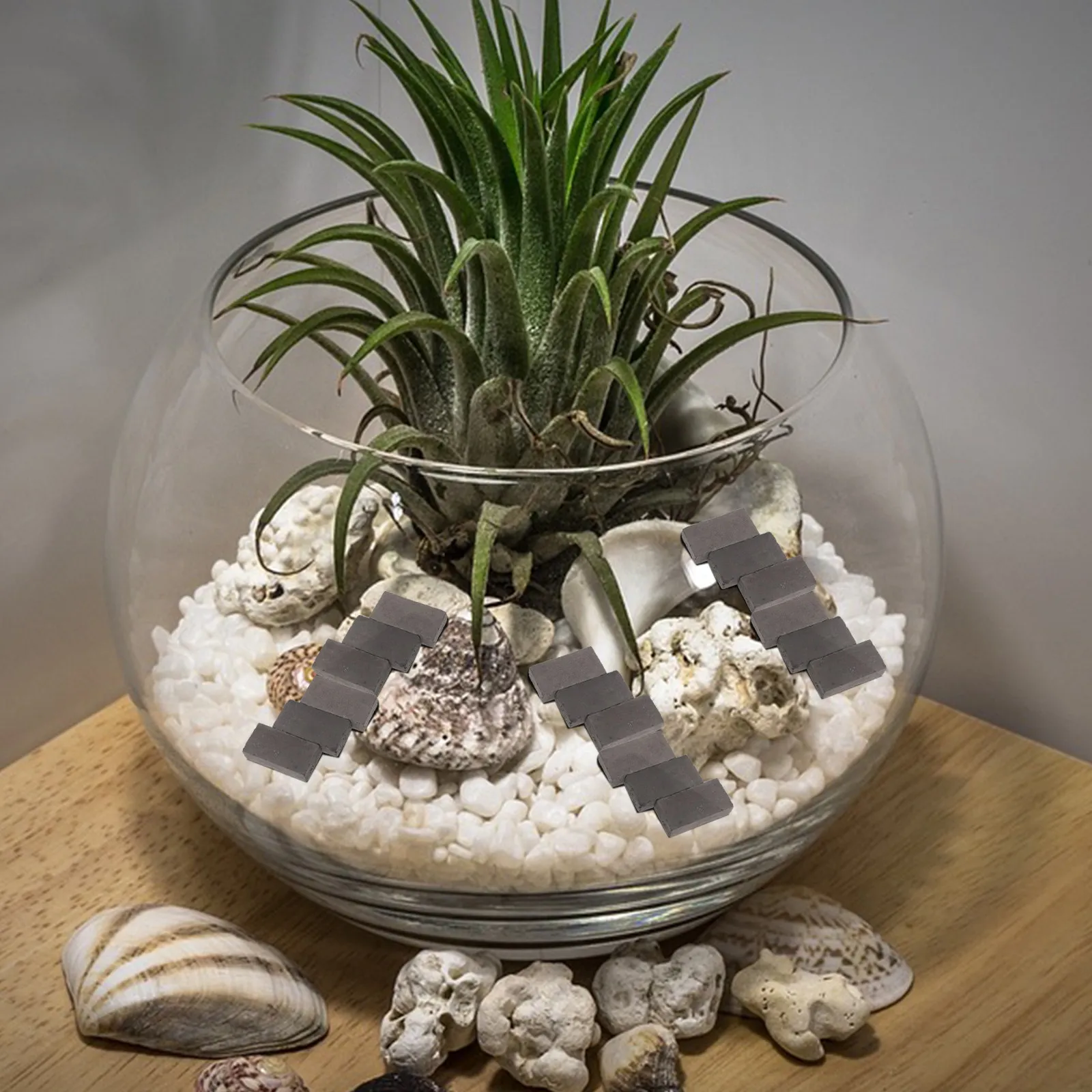 

40Pcs Miniature Bricks Red Soil Faux Bricks for DIY Sand Table Landscaping Accessories Fish Tank Artificial Brick Decor Micro