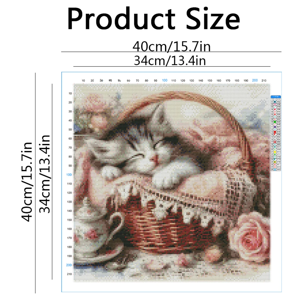 Bordado Ponto Cruz Gato Animal - Embroidery Guide Paper avaliação e preço