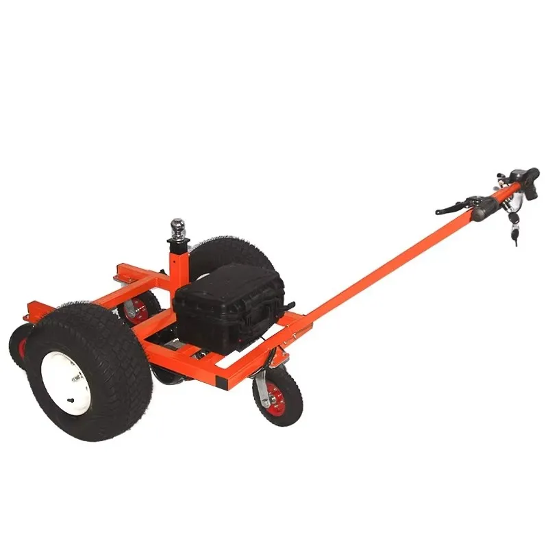 

3000lbs Electric Trailer Dolly Commercial 2" Ball Hitch Mount 1.5T Capacity DC 24V 800W 7Ah Electric Trailer Dolly