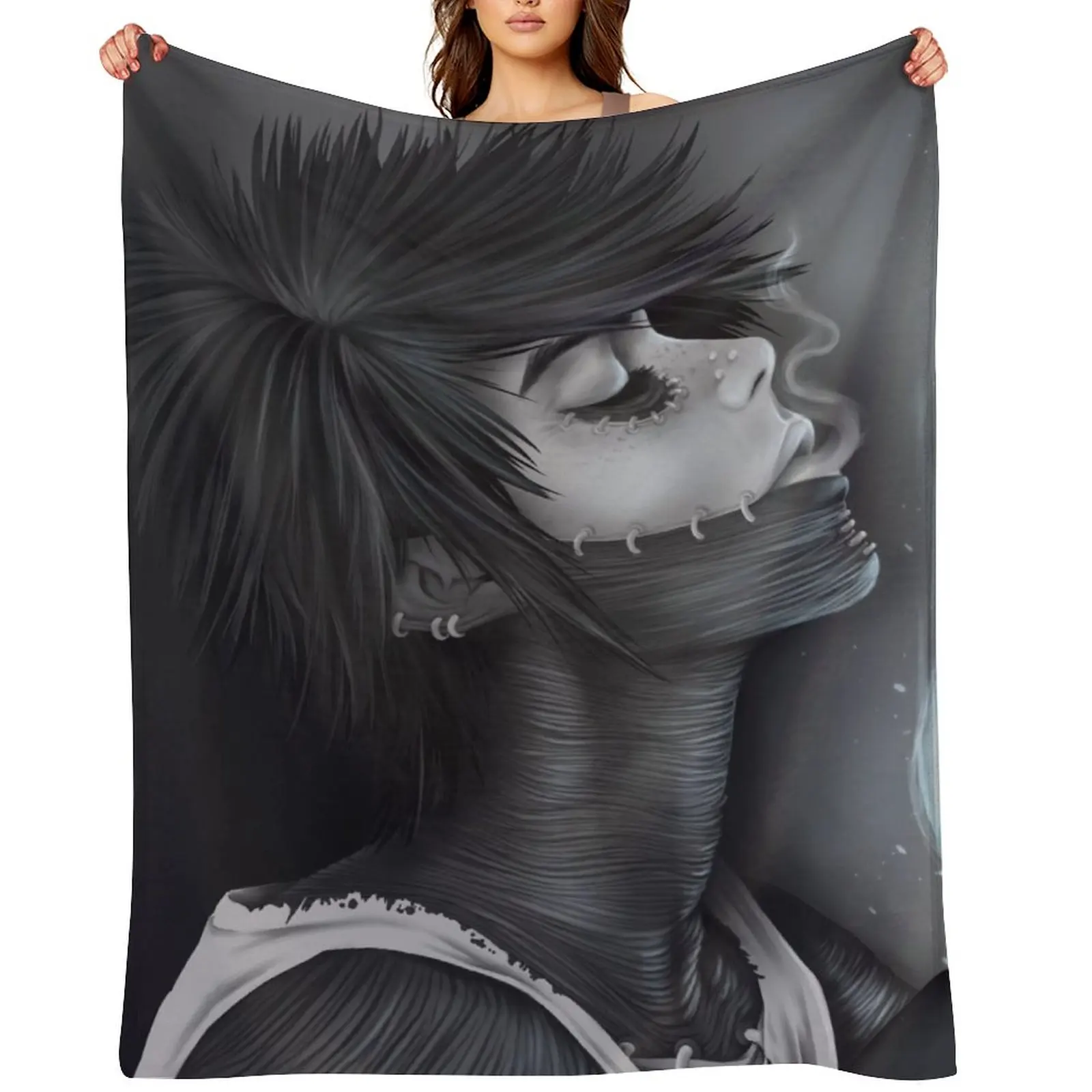 

Dabi - Realistic Throw Blanket Sleeping Bag Plaid Comforter Thins Blankets