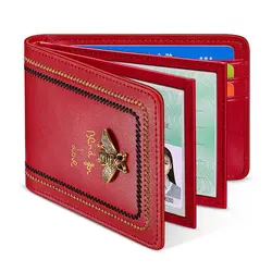 Brand Design Leather Ultra-thin Driver License Holder Credit Card Case ID Bag Cover for Driver's Licence Documents Folder Wallet