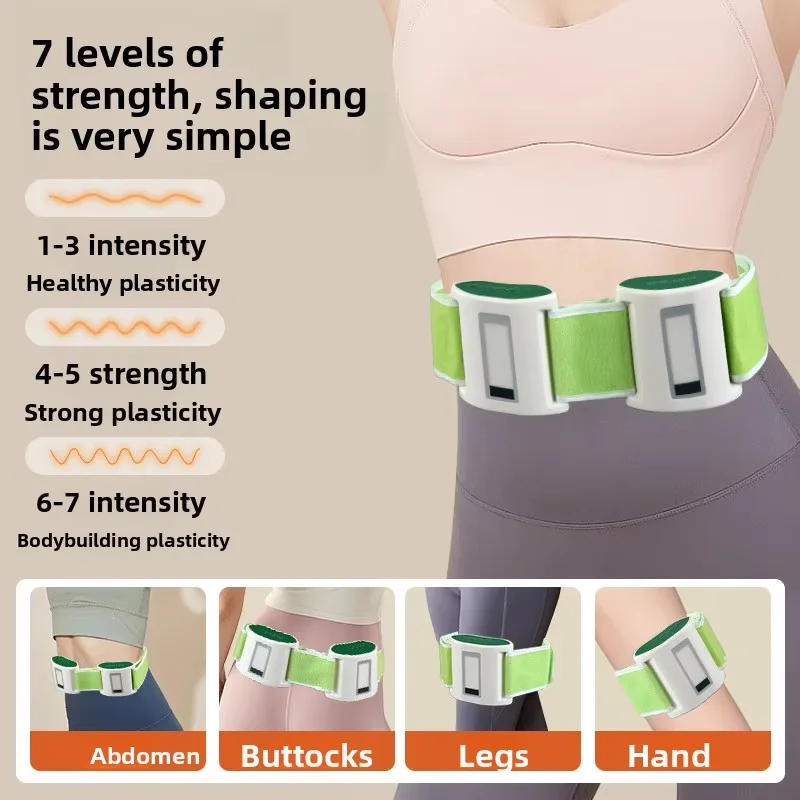 Heated Massage Belt & Body Slimming Device Lazy Fat-Reducing Machine for Belly Arm Waist Massager