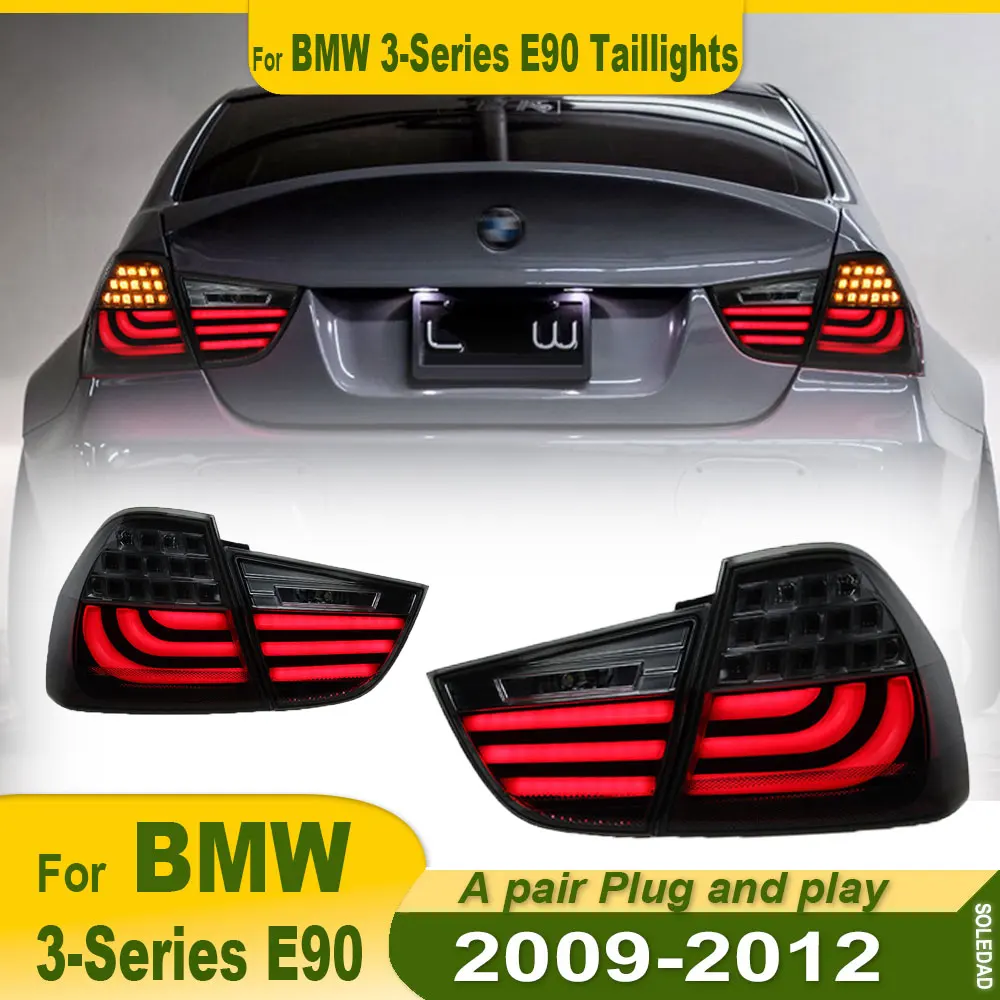 Car Styling for BMW E90 Tail Lights 2009 2010 2011 2012 LED Tail Light 325i Tail Lamp DRL Signal Brake Reverse auto Accessories