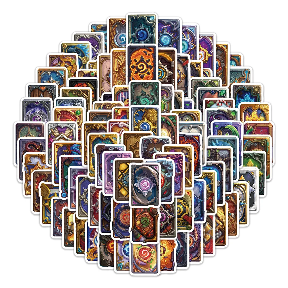 10/30/50/100PCS HearthStone: Heroes of Warcraft Rare Card Stickers Suitcase Scrapbooking Laptop Stationery Toy Sticker