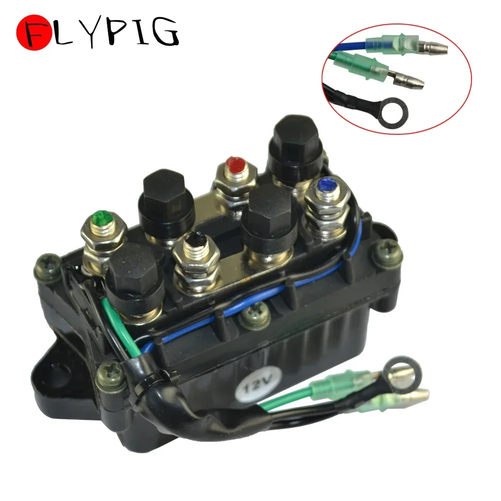 

Trim Relay Boat Motor Power Waterproof for Yamaha 30-90HP Outboard Engine 6H181950000 6H1-81950-01 6H1819500100