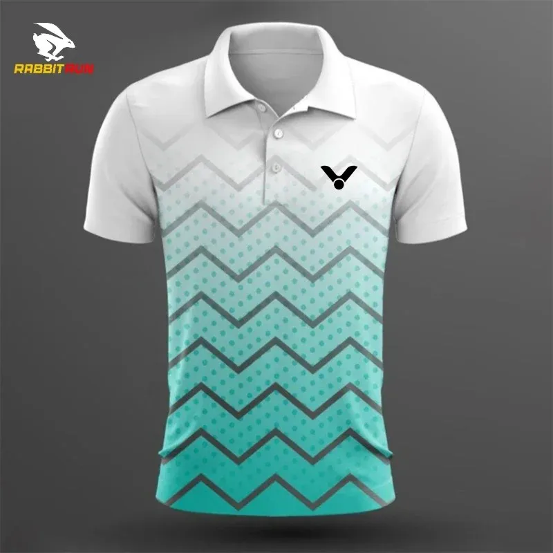 Camisa polo de manga curta masculina, camiseta de tênis de mesa, corrida, camisas esportivas, baratas, personalizar, verão, 2024