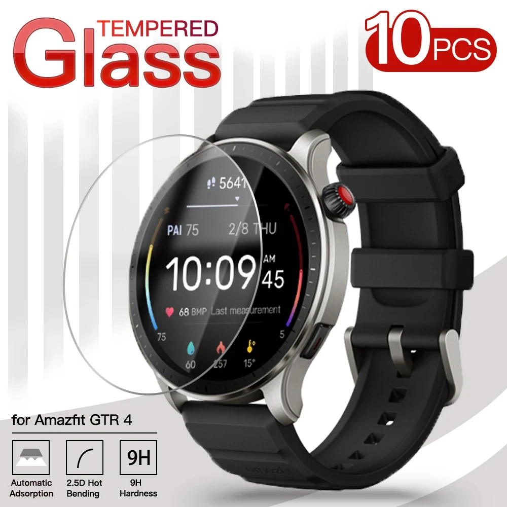 Tempered Glass For Amazfit GTR 4 Screen Protector Films For Amazfit GTR 42mm 47mm HD Clear Glass Protective Film Accessories