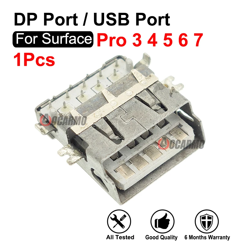 1Pcs For Surface Pro 3 4 5 6 7 1724 1796 Pro7 Pro5 Pro6 Pro4 DP Port USB Port Replacement Parts