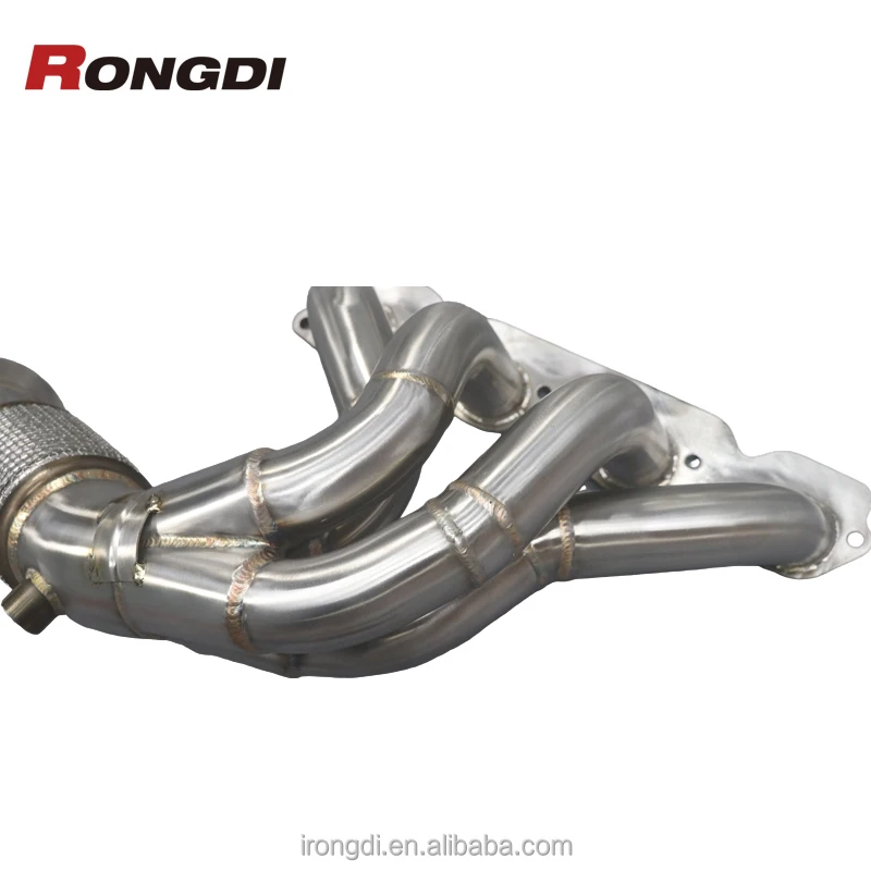 Modification Sporty Design, Unmatched Sound Straight Header for  Ferrari 458 4.5L 2011-2014  304 Stainless Steel Exhaust Pipes