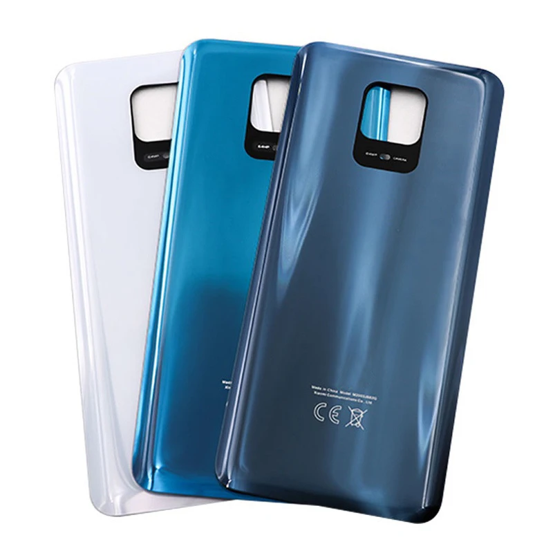 Новинка для Xiaomi Redmi Note 9 Pro Note 9S 64MP, задняя крышка аккумулятора, задняя дверь, 3D стеклянная панель, корпус, клейкая замена