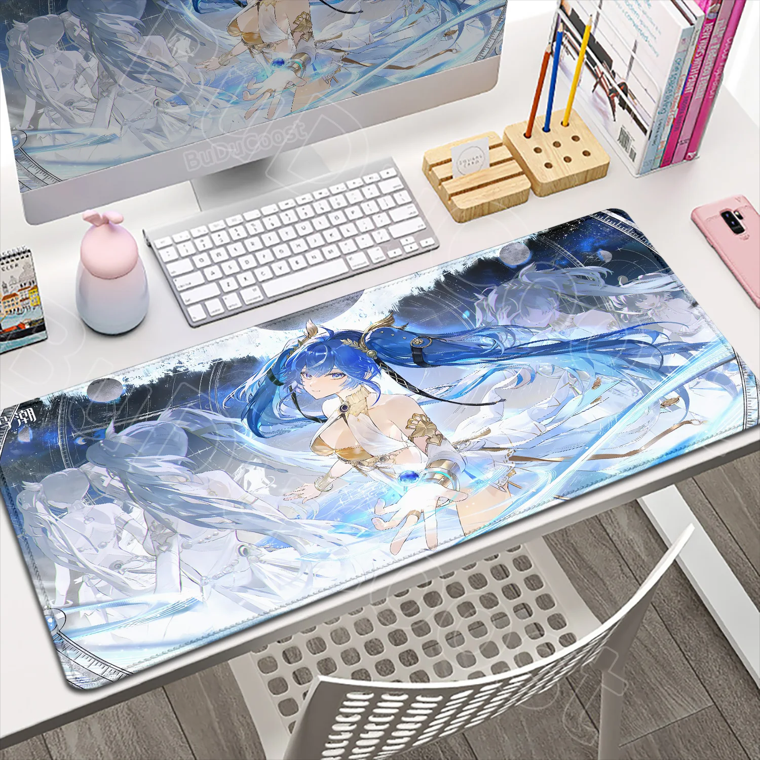 Nowa tapeta 2026 Augusta Luno Wuthering Waves Podkładka pod mysz Akcesoria do gier Mata pod klawiaturę Mata na biurko do laptopa HD Anime — zdjęcie produktu 2