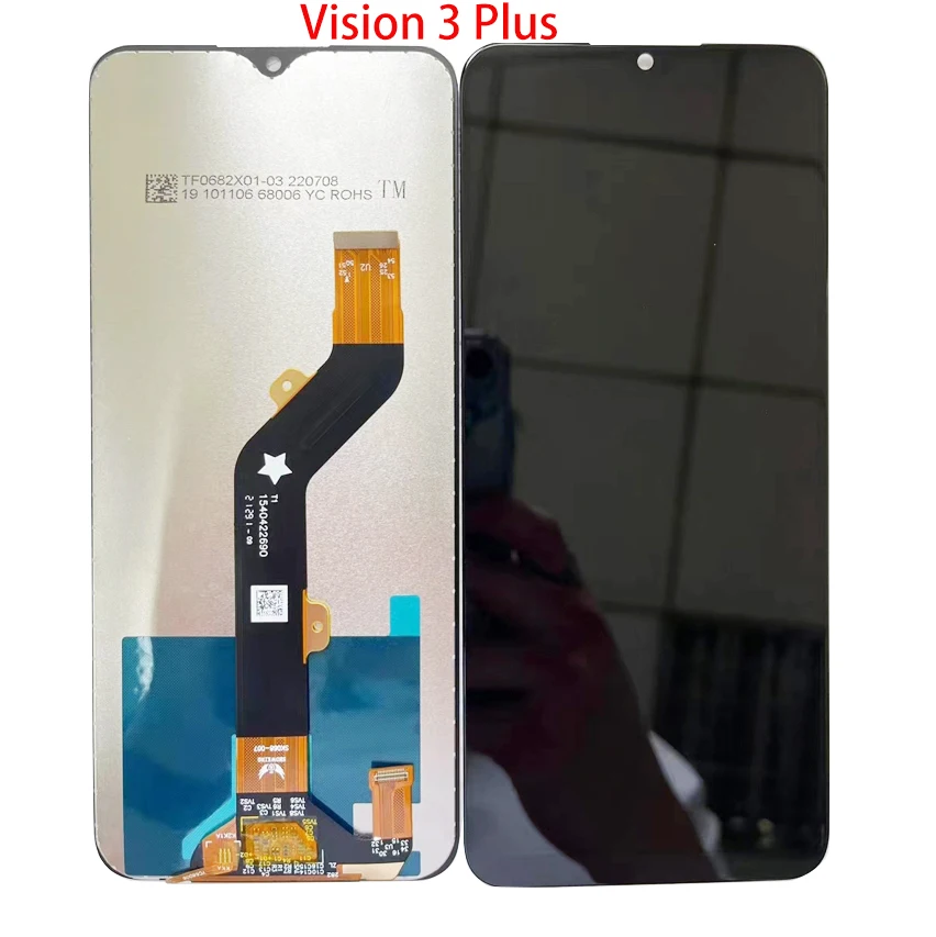 Original LCD For Itel Vision 3 Plus / Vision 2 2S /Vision 5 Plus 1 Pro LCD Display Touch Screen Digitizer Replacement