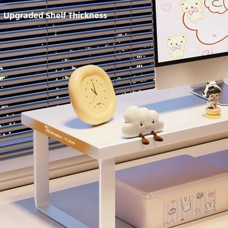 Desktop Computer Elevation Stand Office Monitor Base Support Rack Display Shelf Home Furniture Storage Rack Increased Height