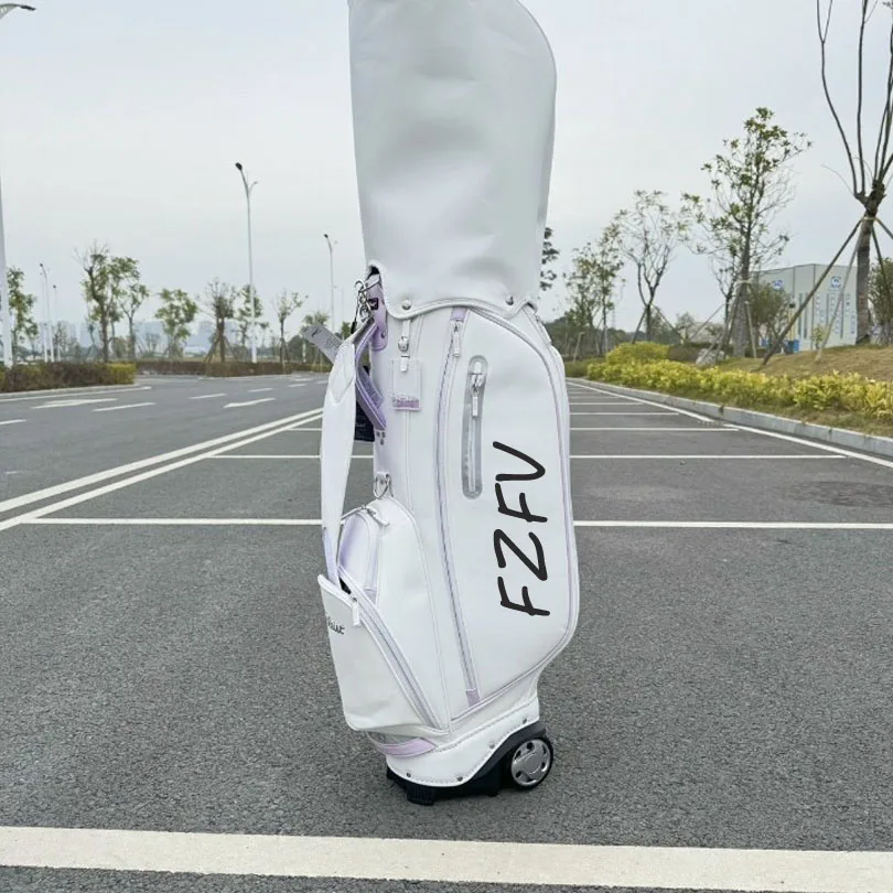 2025 New Golf Bag Korea Waterproof Lightweight Ultra Light Sports Unisex Storage Roller Skating Equipment Bag With Wheels