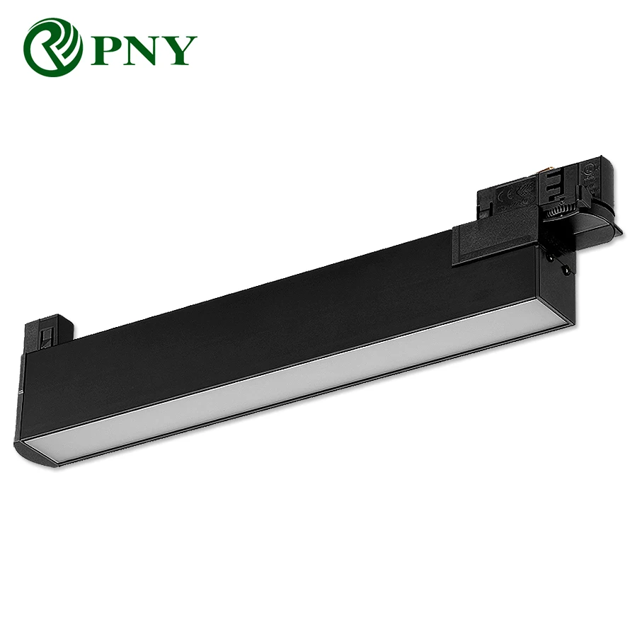 PNY 3 Phase 4 Wires LED Long Track Light 20W 28W 36W led Track Lighting Long Rail Lamp Ceiling Linear Floodlight