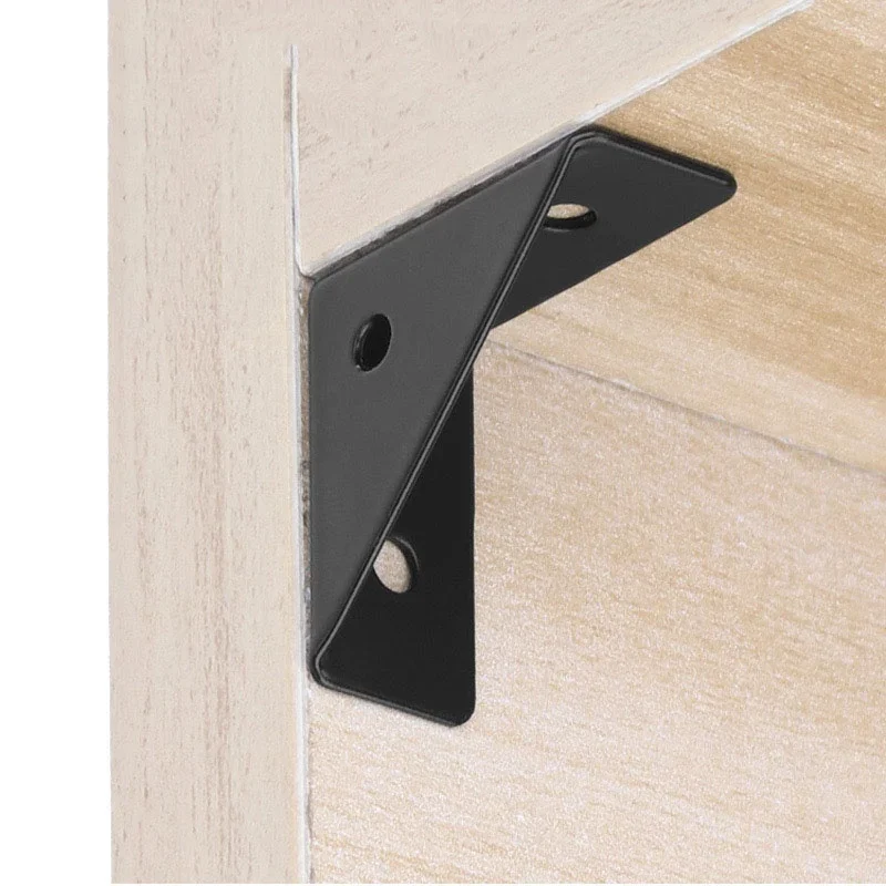 Thickened three-sided corner code fixed 90 degree right angle bracket angle iron cabinet hanging code layer board reinforcement